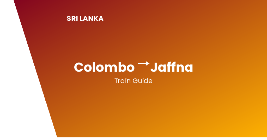 colombo to jaffna sri lanka