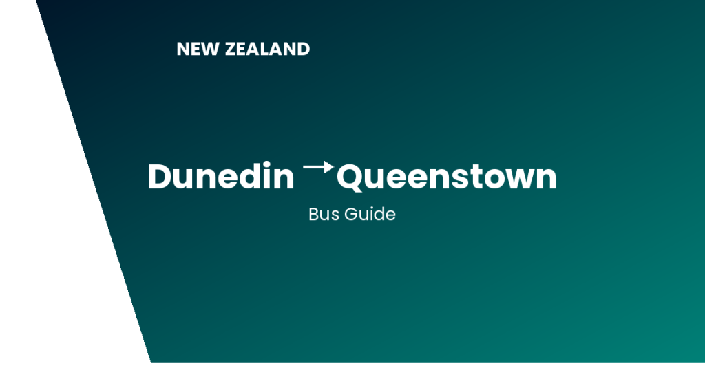 dunedin to queenstown new zealand