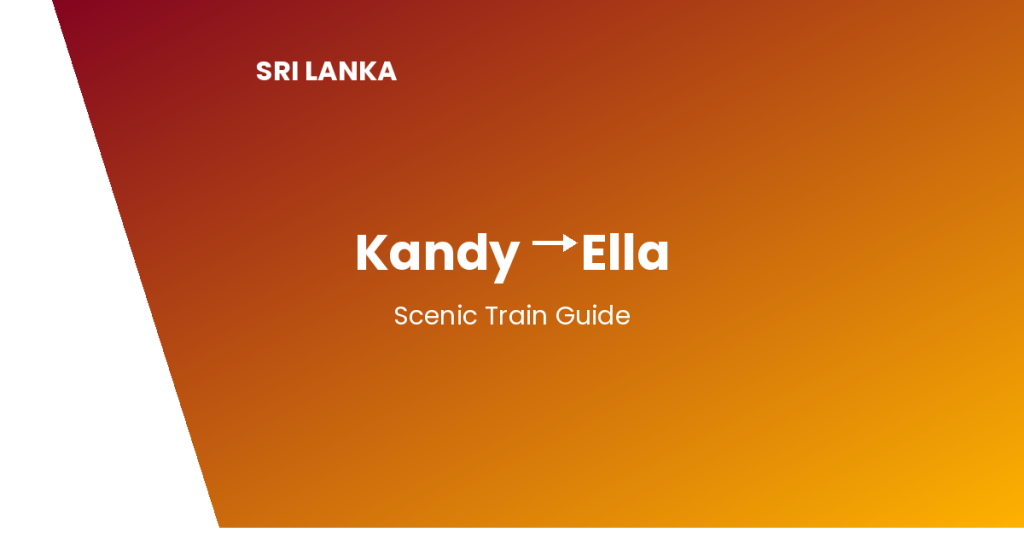 kandy to ella sri lanka