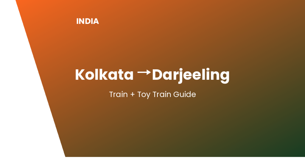 kolkata to darjeeling india