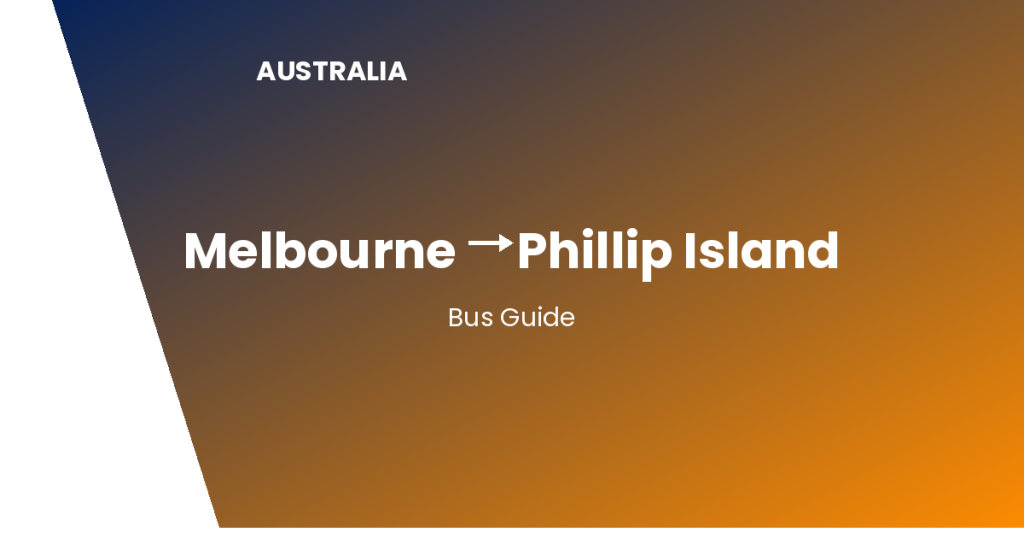 melbourne to phillip island australia