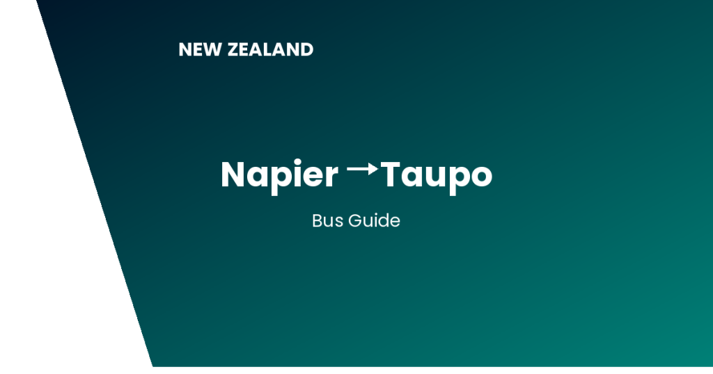 napier to taupo new zealand