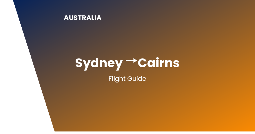 sydney to cairns australia