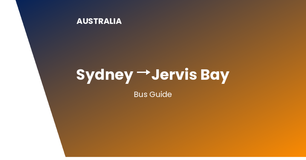 sydney to jervis bay australia