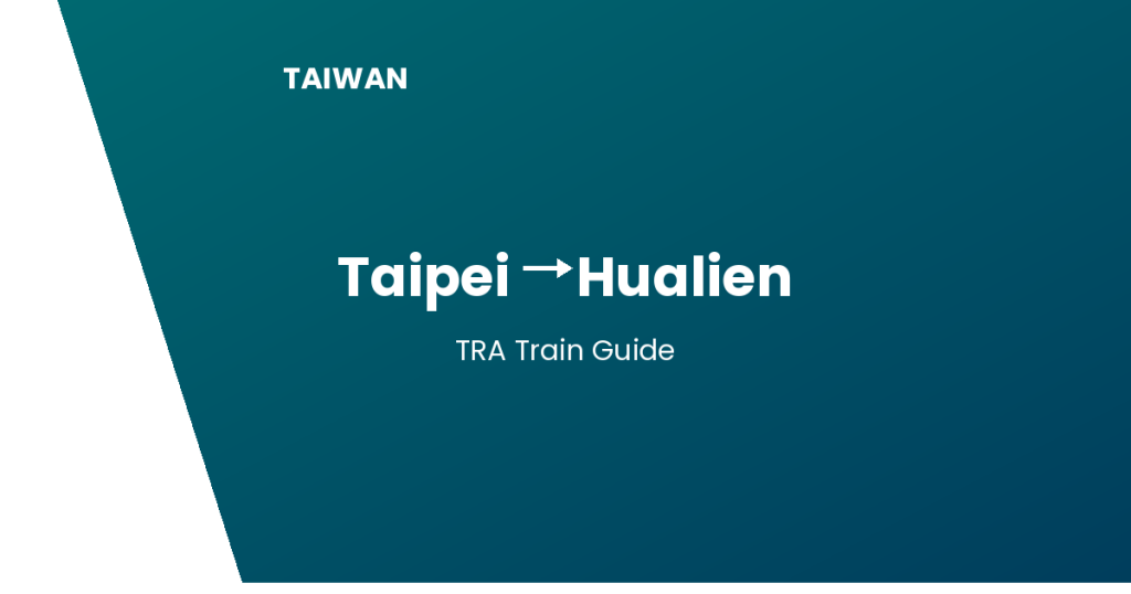 taipei to hualien taiwan